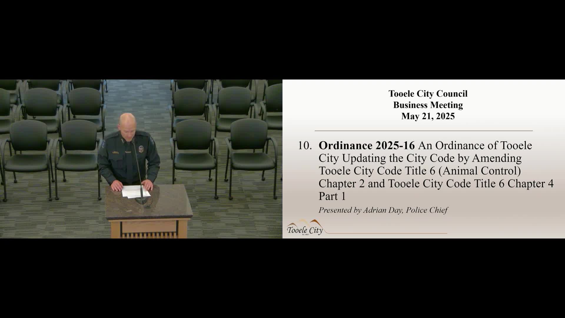 Tooele City Council approves new camera van lease and water connection at England Acres Park