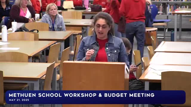 Upper School Counselor advocates against layoffs impacting Methuen's grammar school support