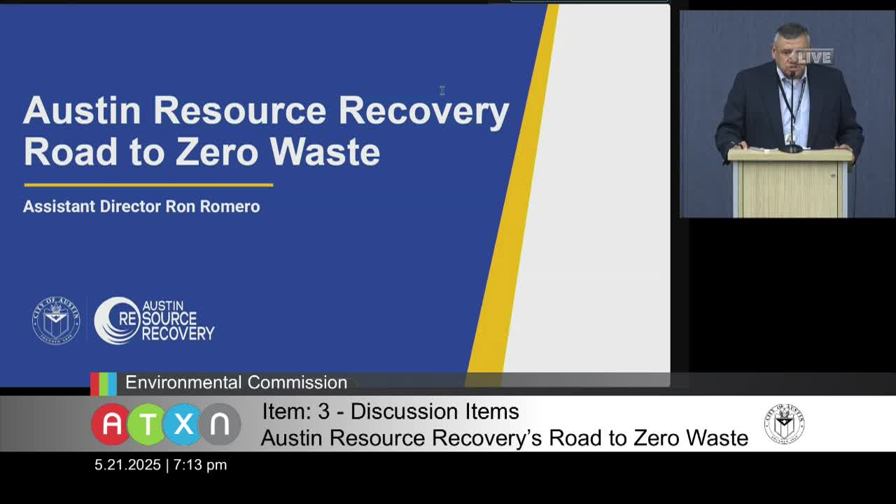 Austin Resource Recovery expands sustainable waste management services and community programs