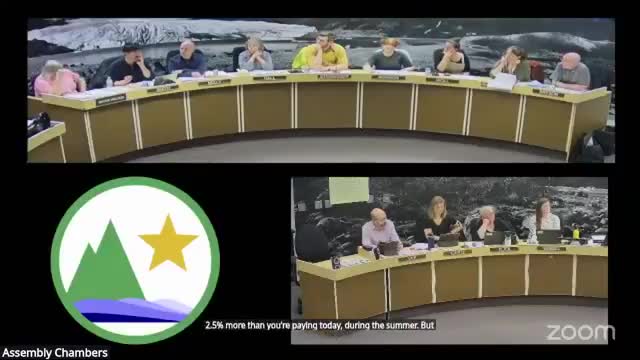 Juneau Assembly debates seasonal sales tax changes and utility exemptions