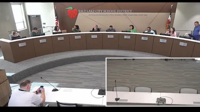 West High School honors departing student board member Helena and introduces successors Foss and Maya