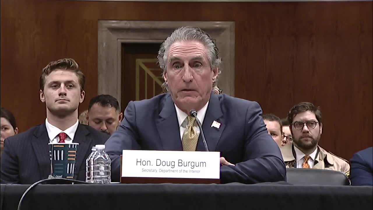 Interior secretary defends staff cuts and reorganization as effort to shift dollars from overhead to front‑line work