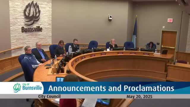 Mayor Kautz declares Emergency Medical Service Week in Burnsville