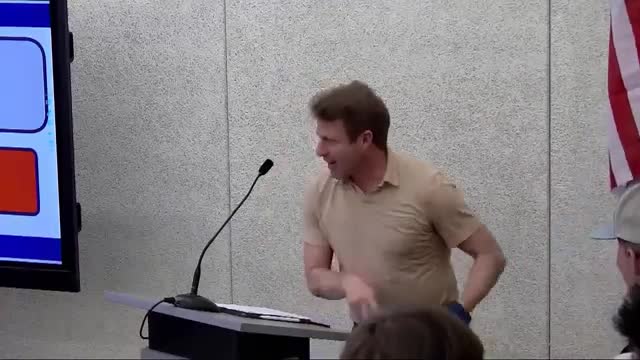 Parent Nick Dambry advocates for better academic support at Mabelle Eye Wilson School