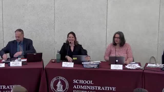 Greeley High School teams honored for state championship victories at MSAD 51 meeting