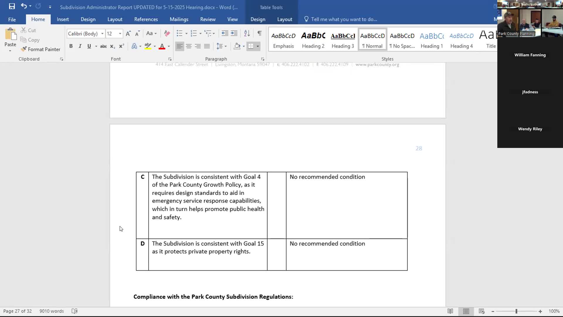 Park County Planning Board Recommends Denial of Yellowstone Reserve Commercial Subdivision