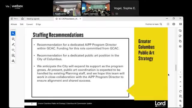 Columbus plans to establish dedicated public art position within city staff