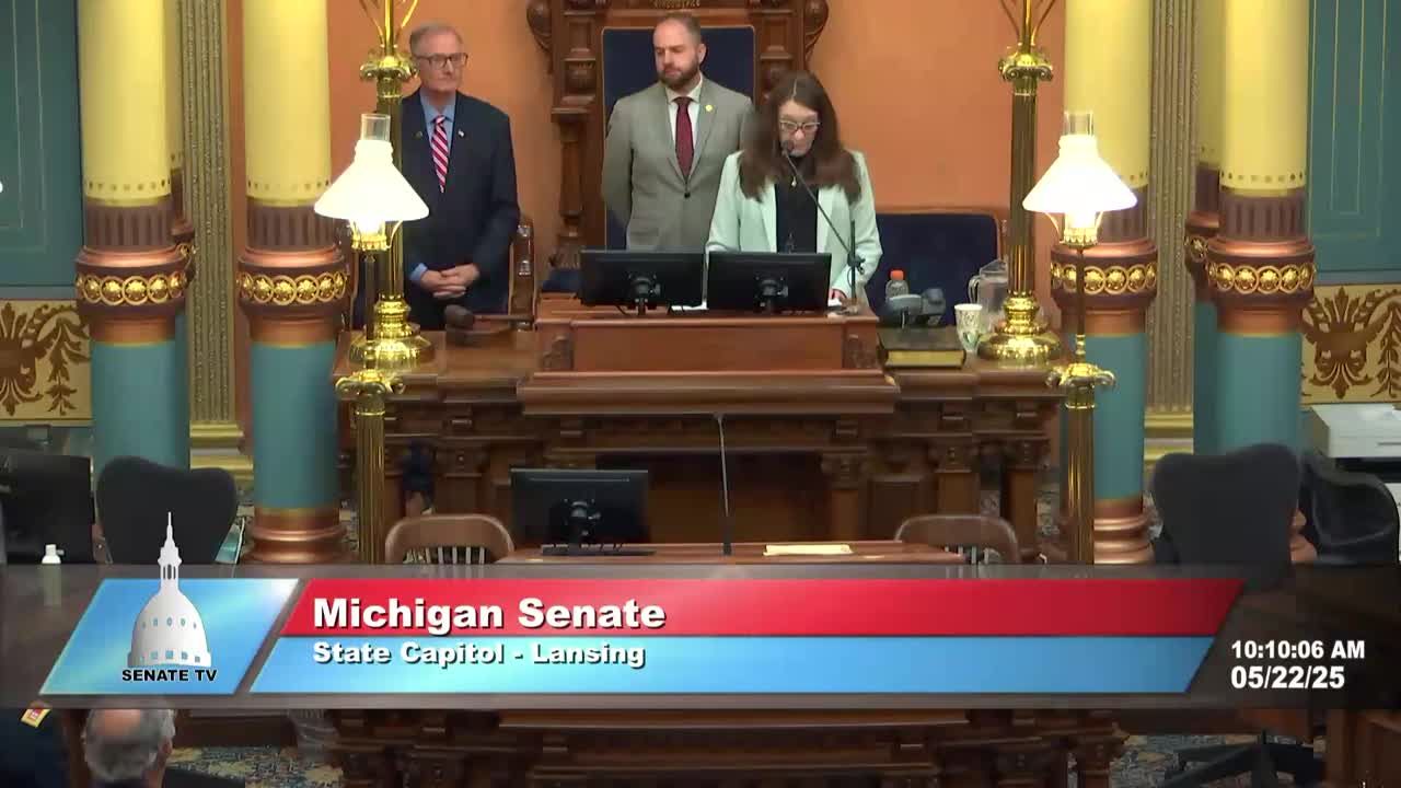 First Sergeant Andrew Swalier leads Pledge of Allegiance at Michigan Veterans Event