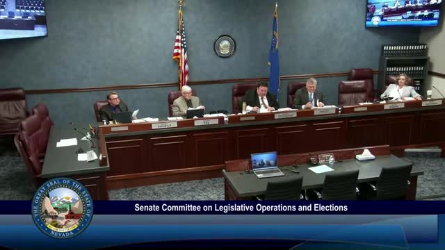 Vice Chair Daley proposes amendment to Senate Bill 226 during legislative work session