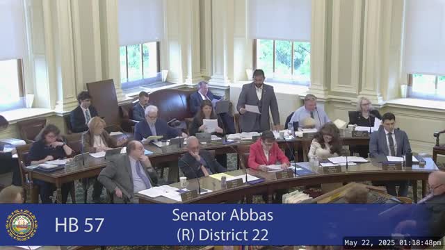 New Hampshire Senate debates House Bill 148 on biological sex classification in public facilities