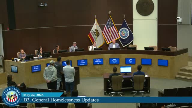 Vista outreach team engages homeless individuals to improve living conditions