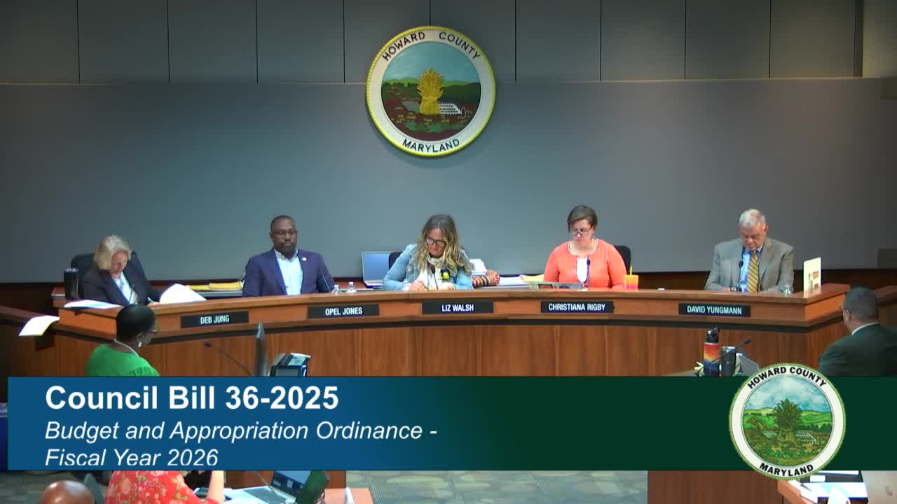 Howard County Council passes multiple budget amendments including educator compensation support