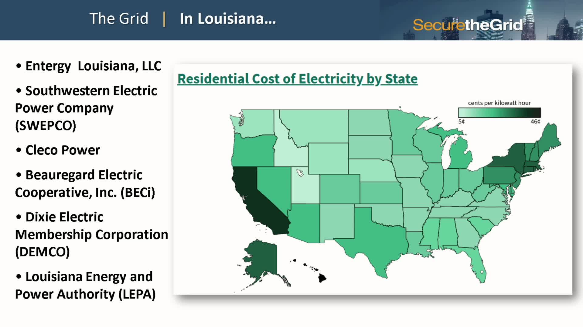 Louisiana's connectivity to Eastern interconnection highlights grid complexities