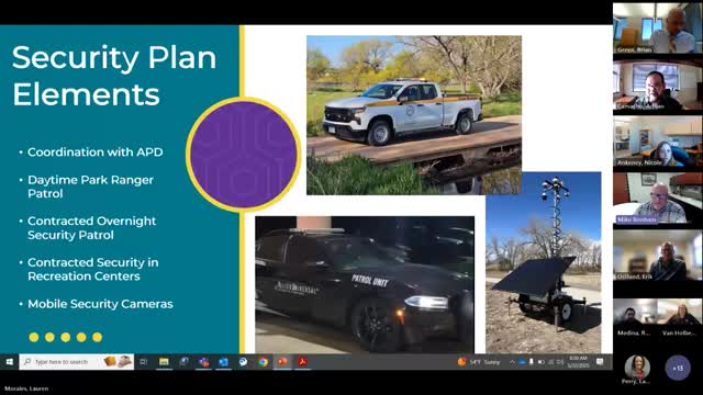 Aurora Police Department presents 2024 crime data and security goals for parks