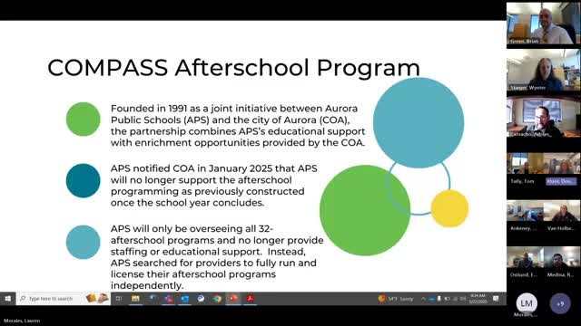 City of Aurora plans to end Compass After School Program by May 2025