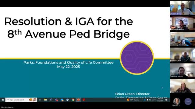 Aurora City Council approves intergovernmental agreement for Eighth Avenue pedestrian bridge