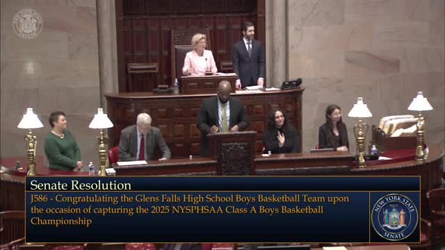 Senator Ashby honors Christian Jerome after NY state swimming championship victory