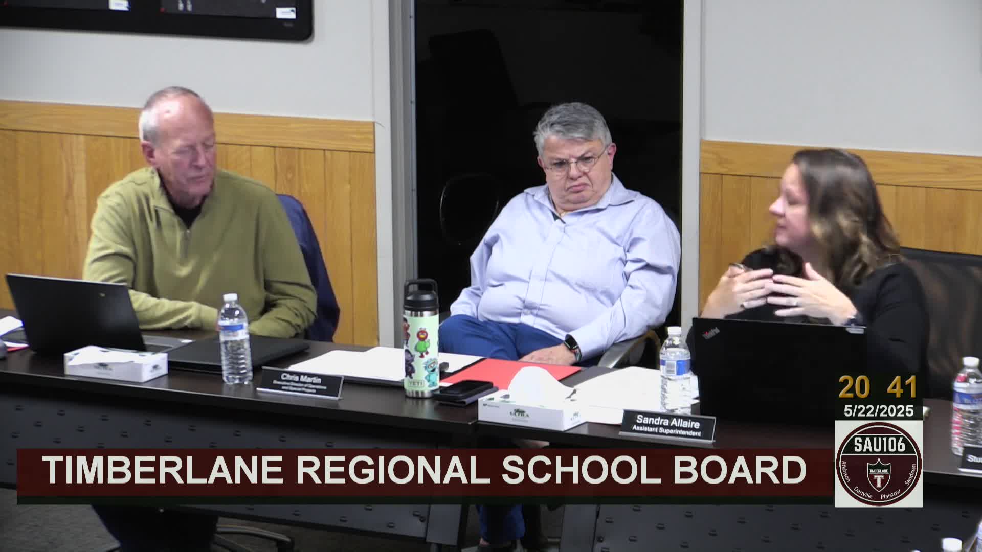 Timberlane School Board discusses curriculum updates and student safety initiatives