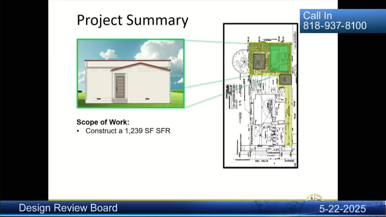 Planning Commission approves new single family home project following SB 9 lot split