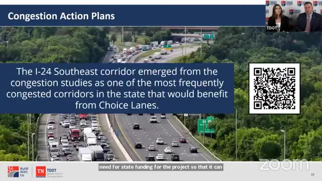 TDOT outlines purpose for I-24 Southeast Joint Lanes congestion relief project