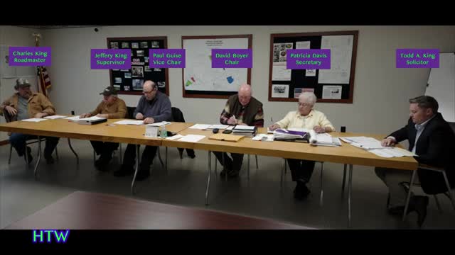 Huntington Township reports 2024 audit findings and approves culvert replacements