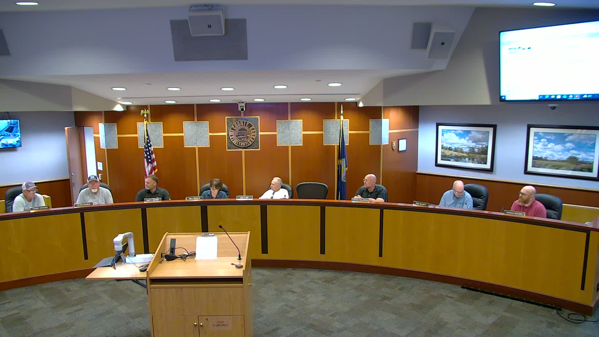 Miami County Planning Commission debates quarry traffic study and public safety measures