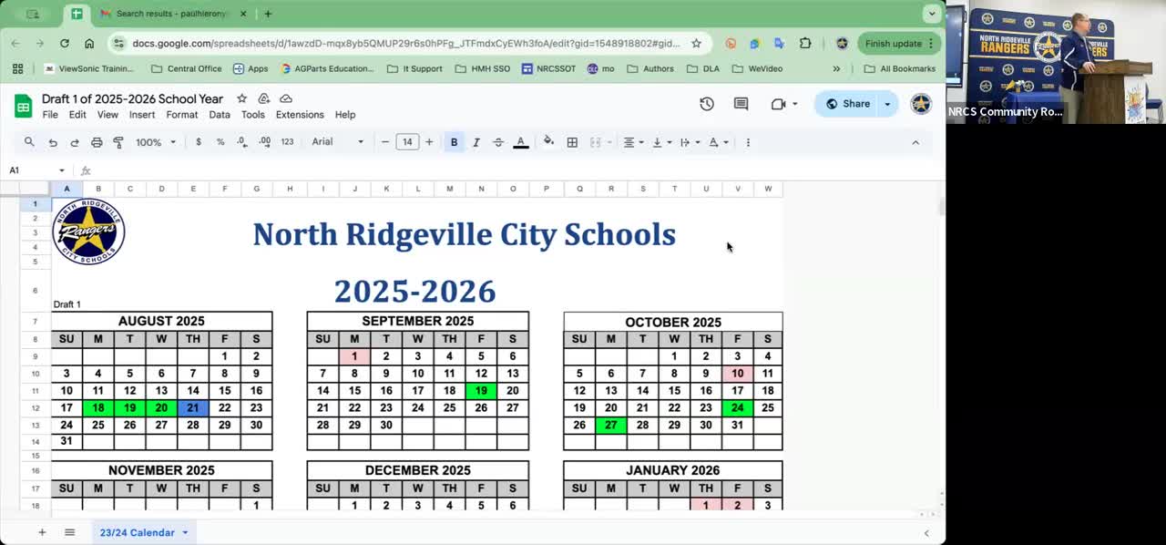 District outlines 2024-2025 school calendar with new professional development days