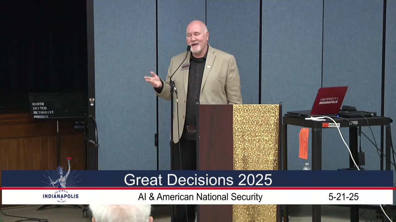 Expert warns of AI arms race and advocates for defense funding