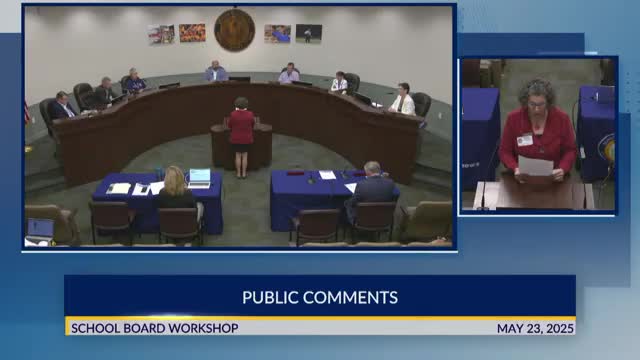 Doctor Eslinger urges Manatee Board to uphold funding promises for charter schools