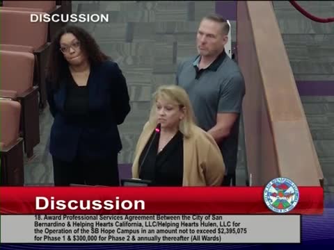 San Bernardino City Council discusses homelessness crisis and regional housing solutions
