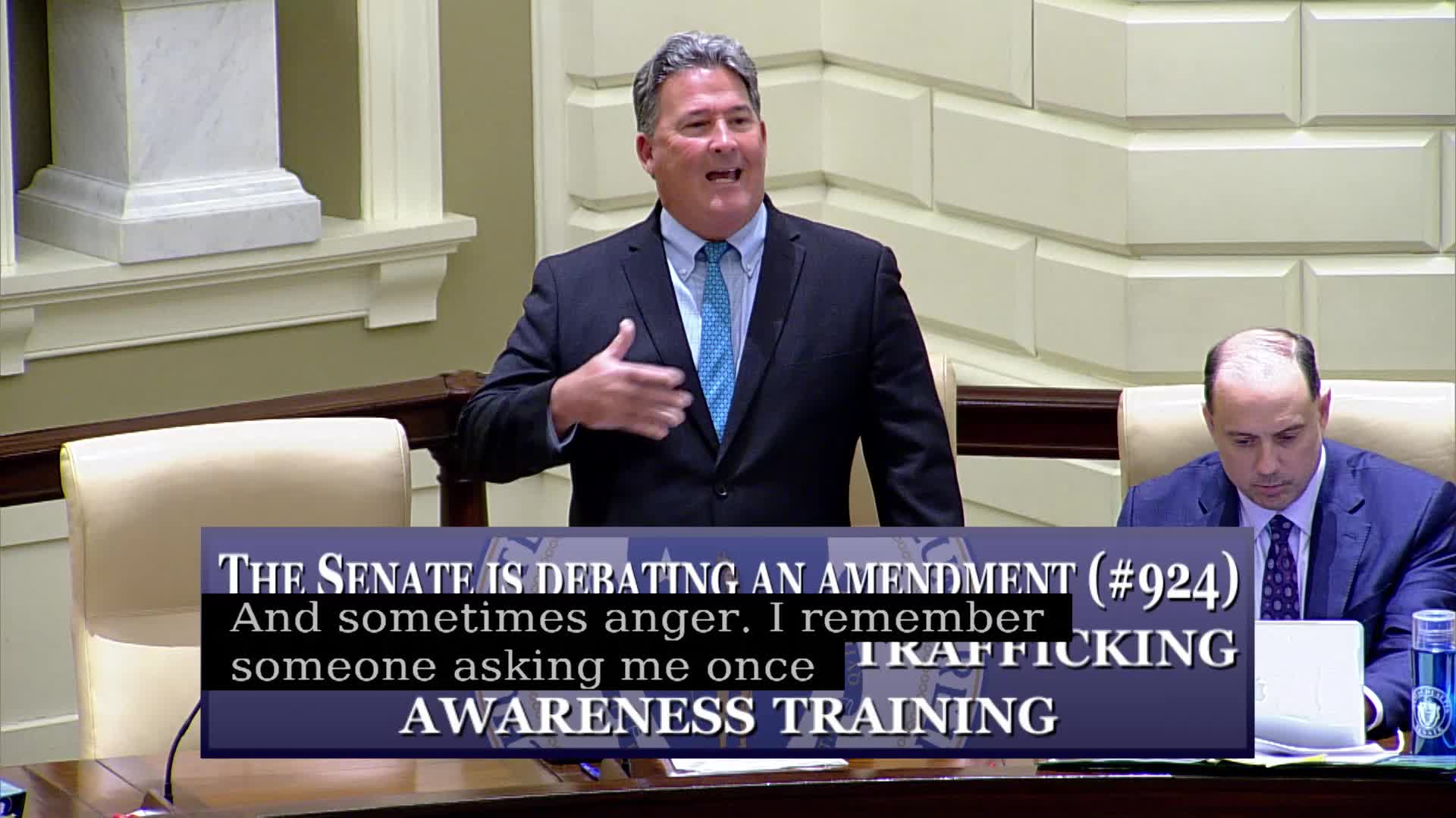 Senator Monteith pushes training amendment for hotel workers to combat human trafficking