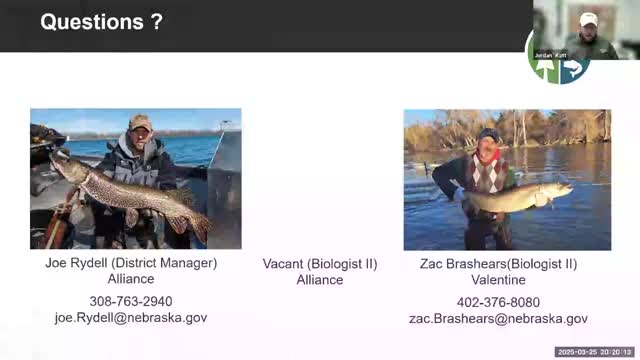 Fishery survey reveals winter kill impacts at Crescent Refuge and Blue Lake management plans