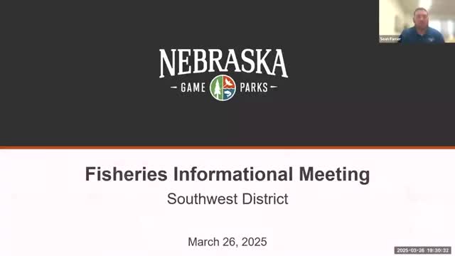 Southwest District Fisheries meeting discusses management changes and new regulations for 2025
