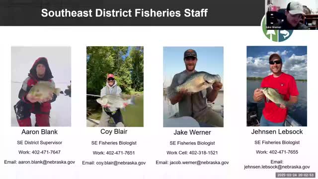 Study investigates seasonal fishing patterns at Papillion's Portal Lake reservoir
