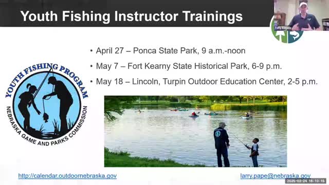 Nebraska Aquatic Program seeks volunteers for youth fishing training and invasive species control
