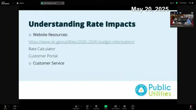 Salt Lake City introduces new rate calculator tool for utility customers