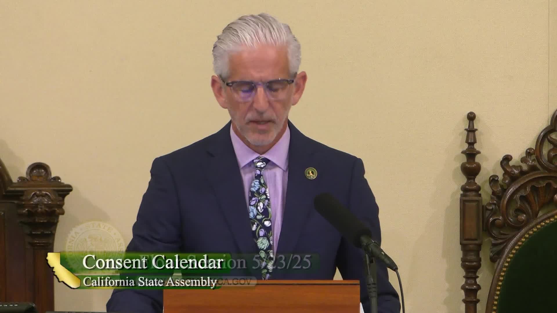 Assembly member Pellerin leads adjournment in memory tribute