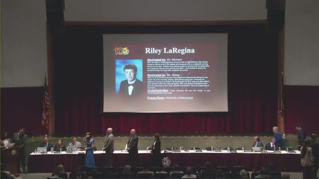 Whitman High School honors outstanding students with Michael Curtin Awards
