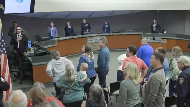 Rosemount honors 11 firefighters during swearing in and badge pinning ceremony