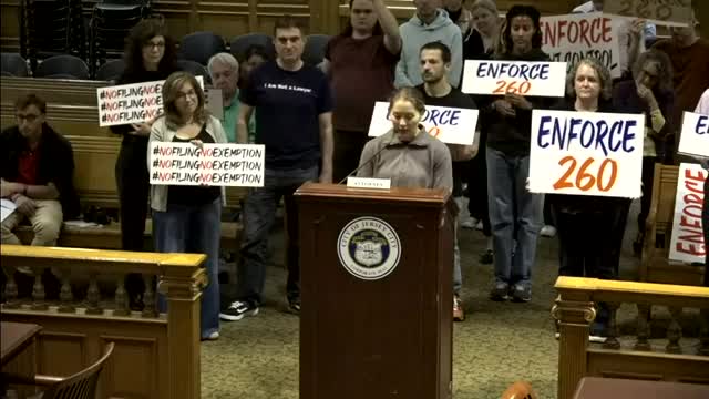 Residents urge Jersey City Council to enforce safety regulations for equity residential