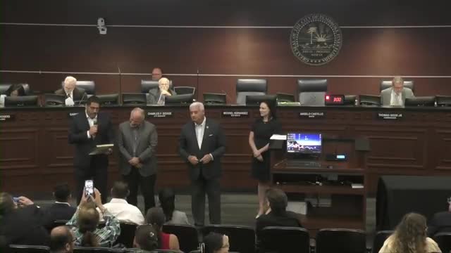 Mayor Castillo honors Principal Michael Castellano as Character Award recipient in Pembroke Pines