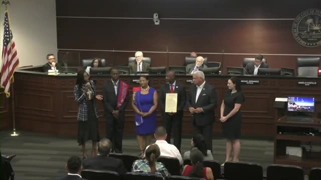 Mayor honors Haitian community at city commission meeting