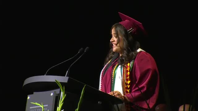 Mountain View student embraces cultural identity during graduation speech