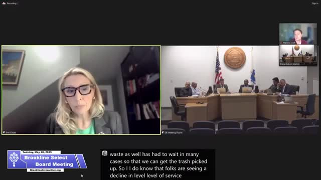 Town meeting debates sanitation budget amid employee retention concerns