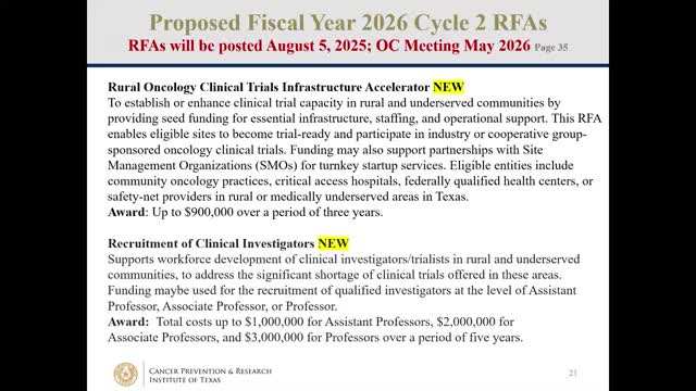 Texas Oncology partners to expand community practice outreach for research grants