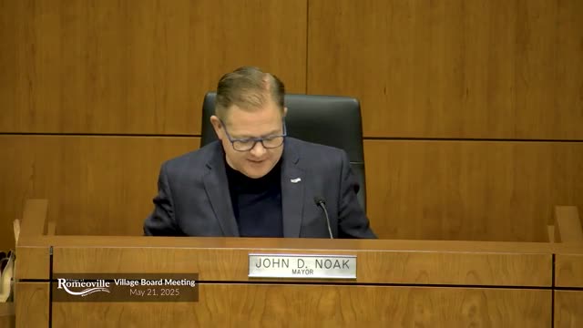 Romeoville prepares for Memorial Day ceremony and traffic improvement grants