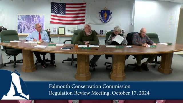 Falmouth Conservation Commission begins monthly meetings to discuss regulatory changes