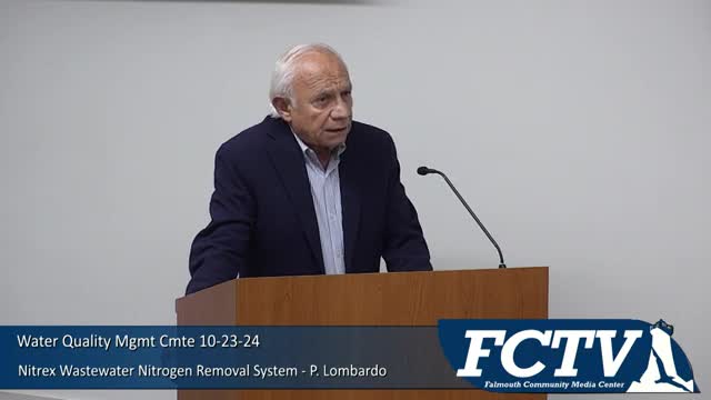 Wastewater Management Expert advocates for On-site Districts in local meeting