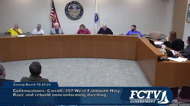 Falmouth Board discusses setbacks and buffer zones for local property development