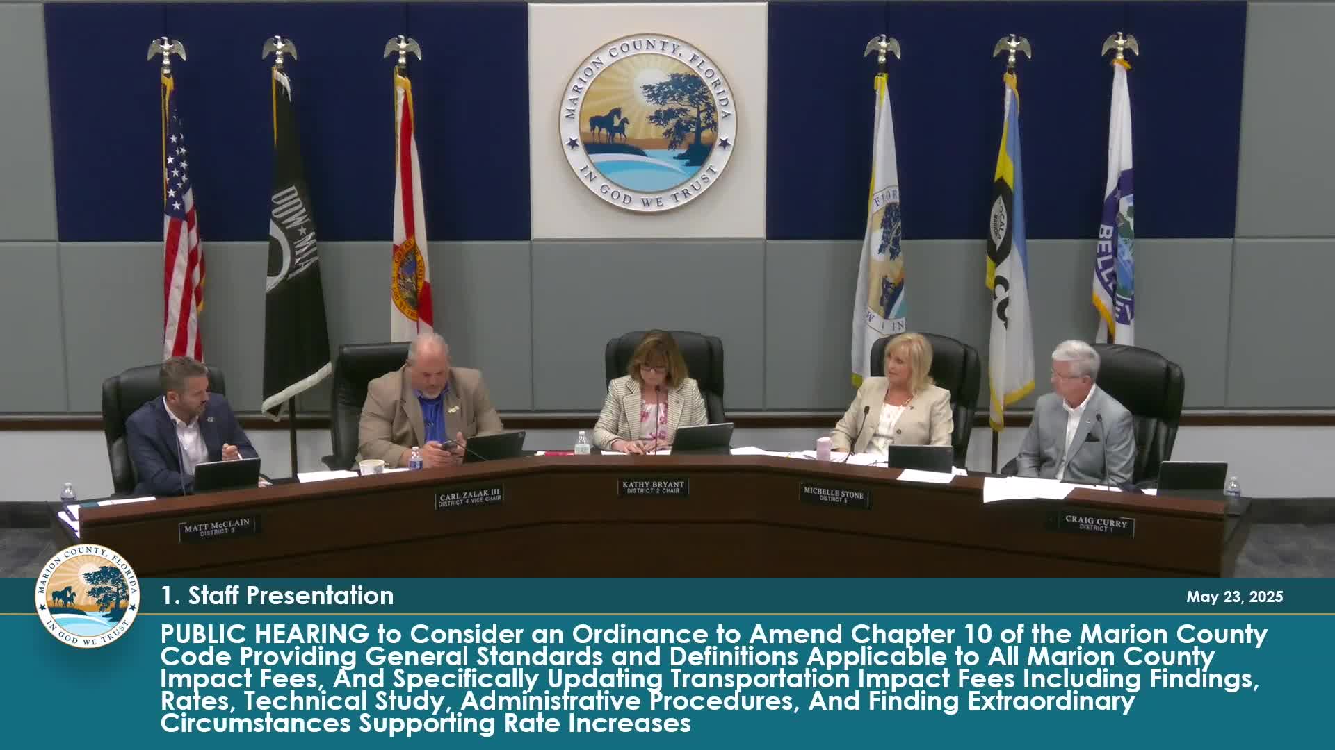 County leaders debate new impact fee percentages for road improvements